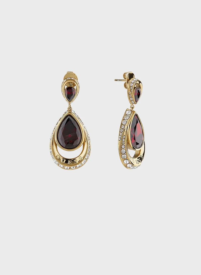 GUESS Drop Pendant Earrings