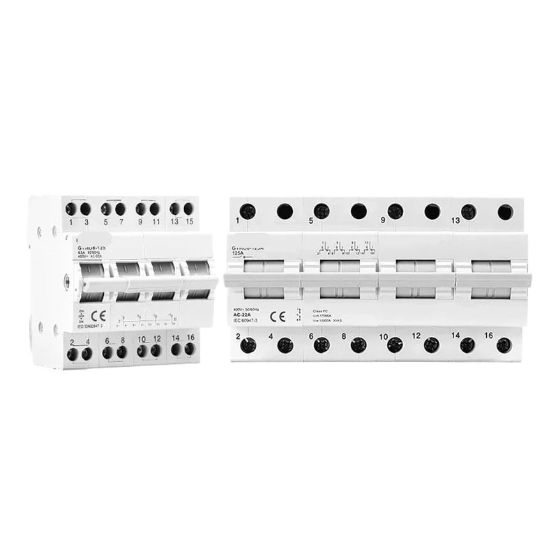 63A 3P مفتاح تحويل يدوي مزدوج الطاقة قاطع دائرة معزول مع قفل وحدات - Image 1