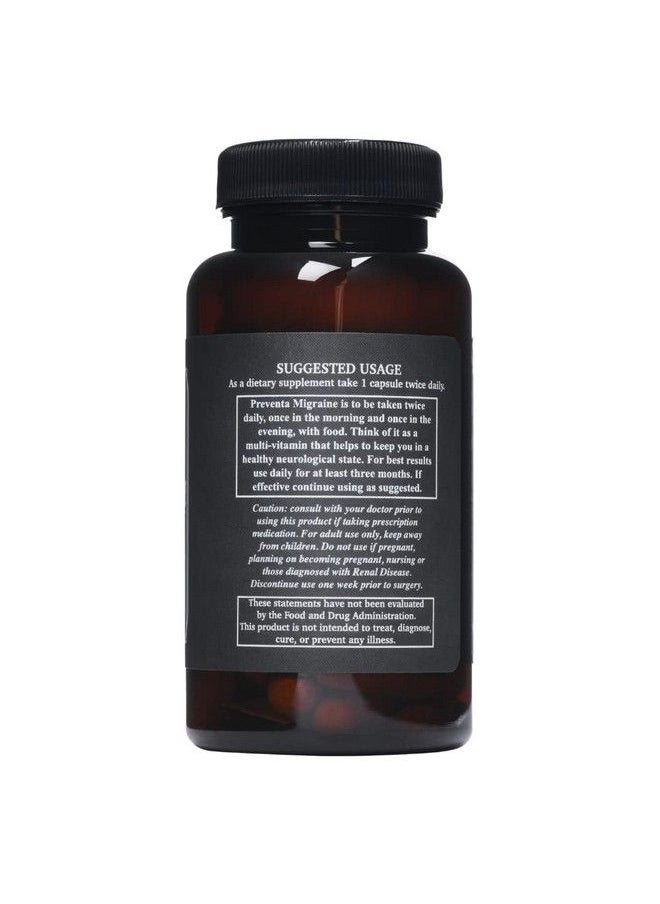 Family Tree Remedies - Preventa Migraine Relief Natural Daily Headache Prevention Supplement 1 Month Supply 60 Caps With 150Mg Pafree Butterbur Root 400Mg Feverfew 400Mg Riboflavin And 60Mg Magnesium - Image 1