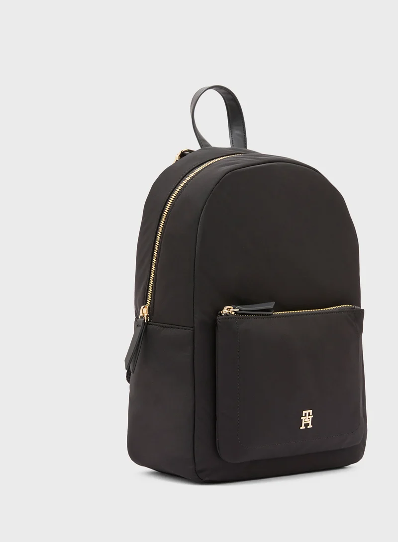 TOMMY HILFIGER Logo Detail Top Handle Backpack
