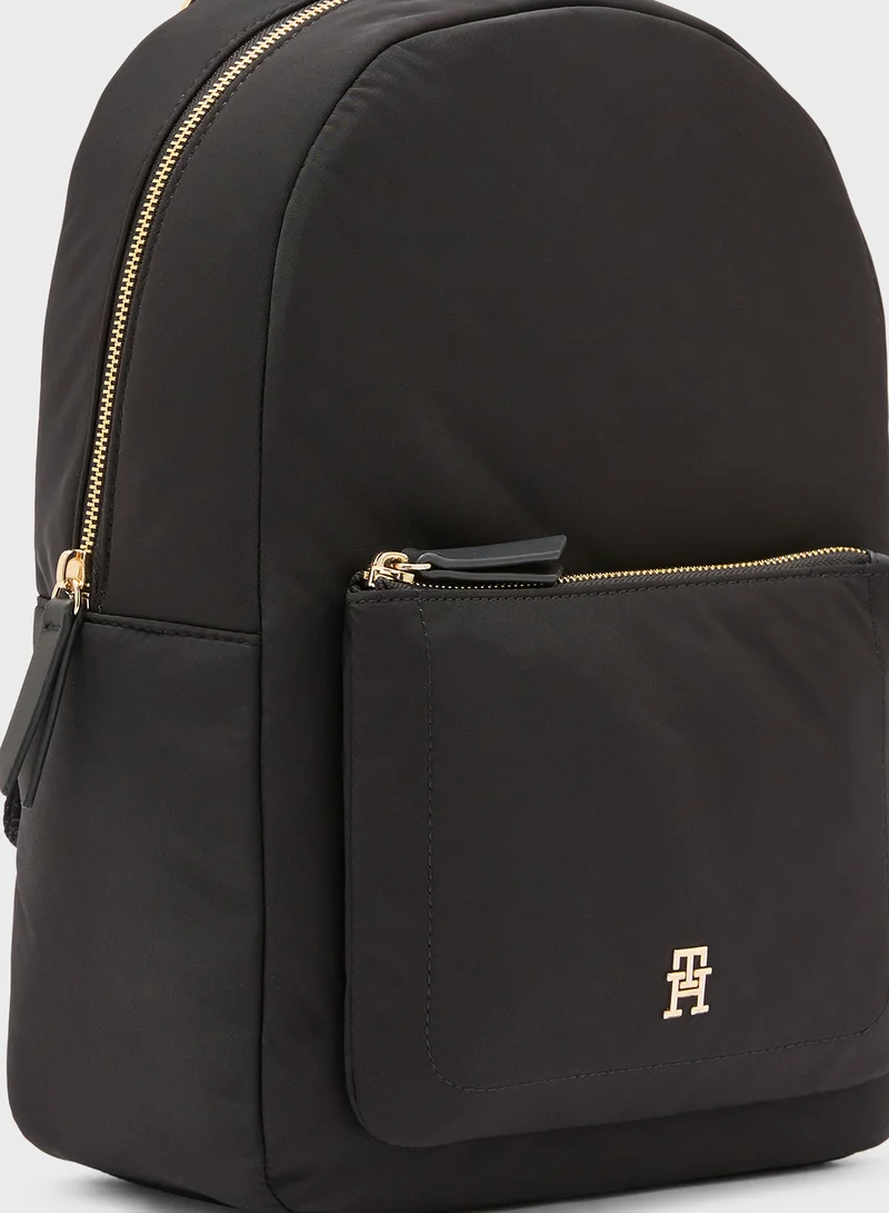 TOMMY HILFIGER Logo Detail Top Handle Backpack
