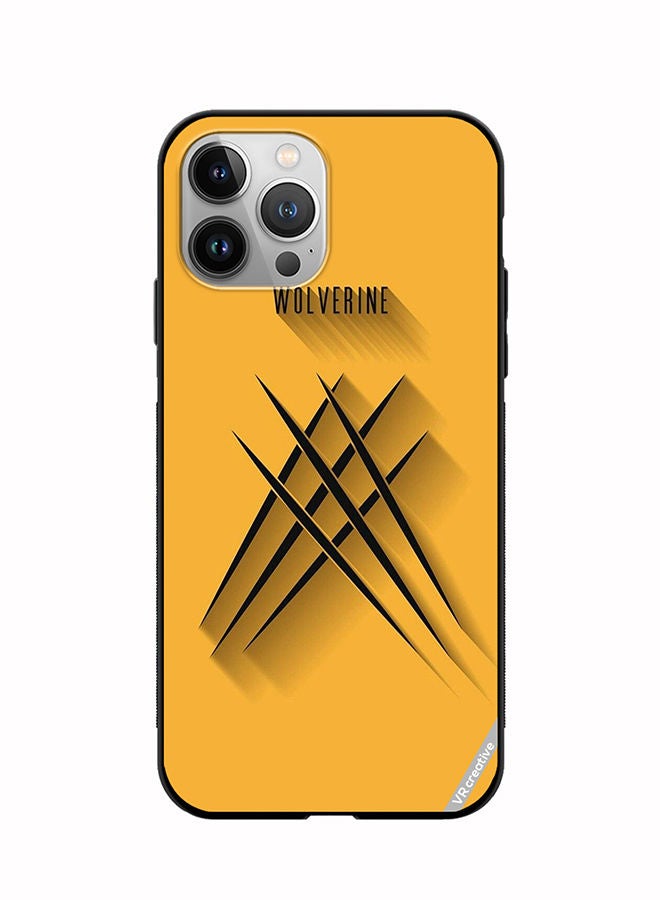Protective Case Cover For Apple iPhone 11 Pro Max Wolverine Design Multicolour