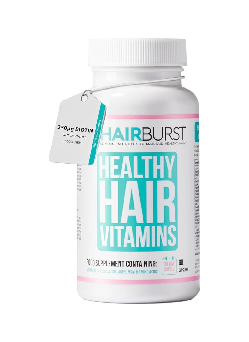 HAIR BURST Hair Growth Vitamins with Biotin, Selenium & Zinc - 23 Premium Vitamins & Minerals - Supports Healthy Hair, Prevent Breakage (60 Capsules, Adult Women)  - Image 1