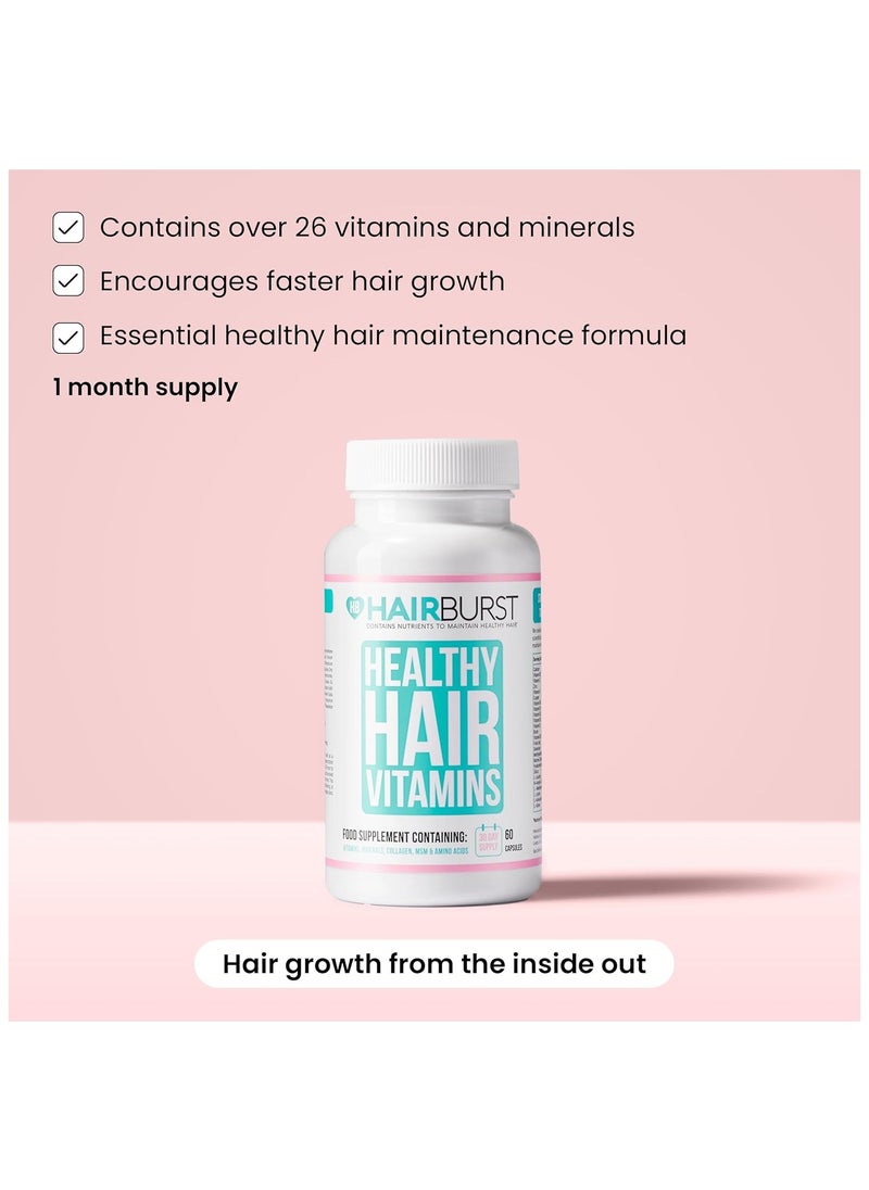 HAIR BURST Hair Growth Vitamins with Biotin, Selenium & Zinc - 23 Premium Vitamins & Minerals - Supports Healthy Hair, Prevent Breakage (60 Capsules, Adult Women)  - Image 2