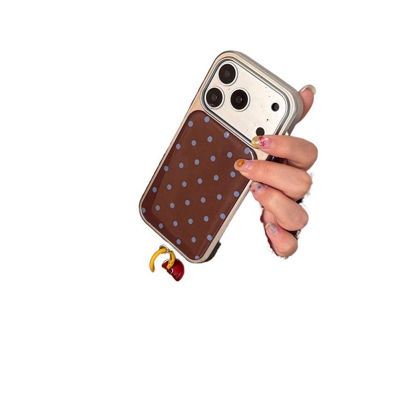 غطاء واقي | مقاوم للصدمات لـ iPhone 16 / 16 Plus / 16 Pro / 16 Pro Max | حماية من السقوط | Acrylic | بني - Image 5