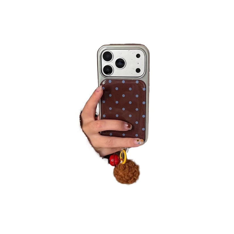 غطاء واقي | مقاوم للصدمات لـ iPhone 16 / 16 Plus / 16 Pro / 16 Pro Max | حماية من السقوط | Acrylic | بني - Image 3