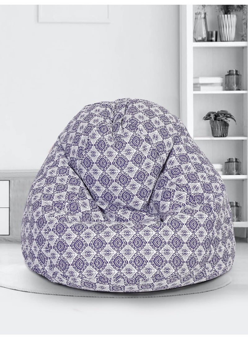 Saka Designs Saka Designs Multi Color Digital Print Canvas XXL Bean Bag CoverWithout Beans  - Image 2