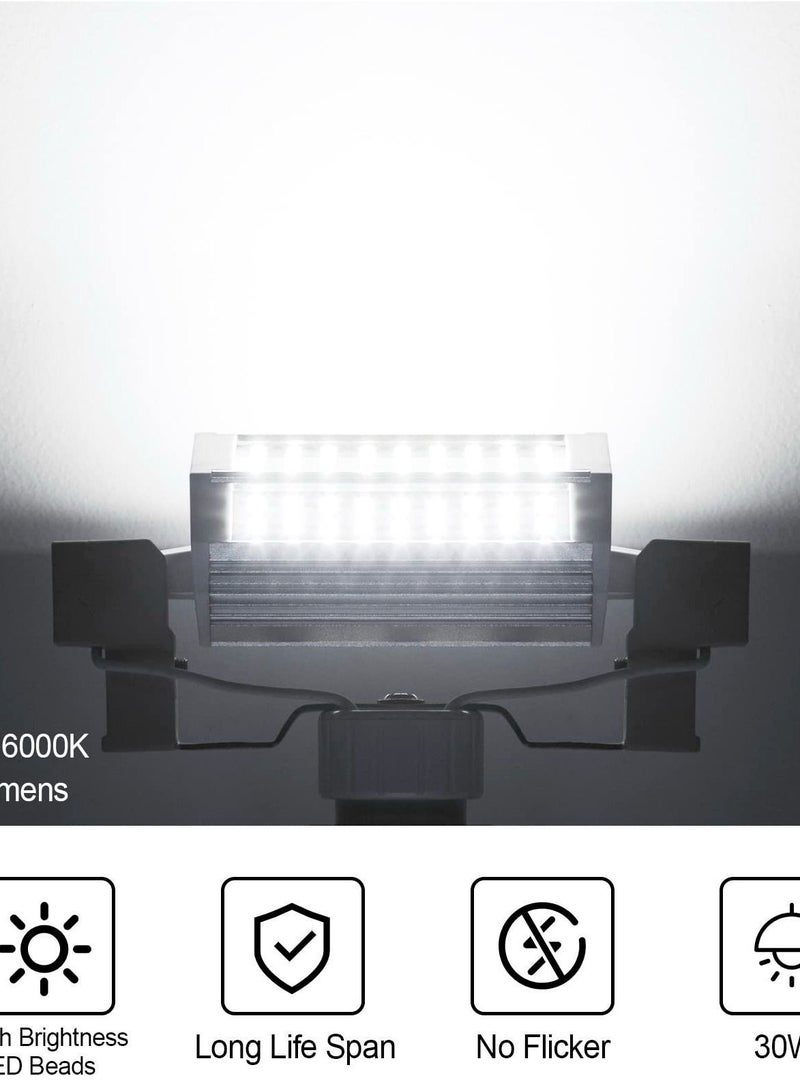 XiuWoo R7S 118mm LED Bulb, J-Type Double Ended Bulbs, 30W J Type Led Bulbs 300W T3 Halogen Bulb Equivalent, Double-Ended Base J118 Flood Lights for Household Security Lighting -Daylight  - Image 4