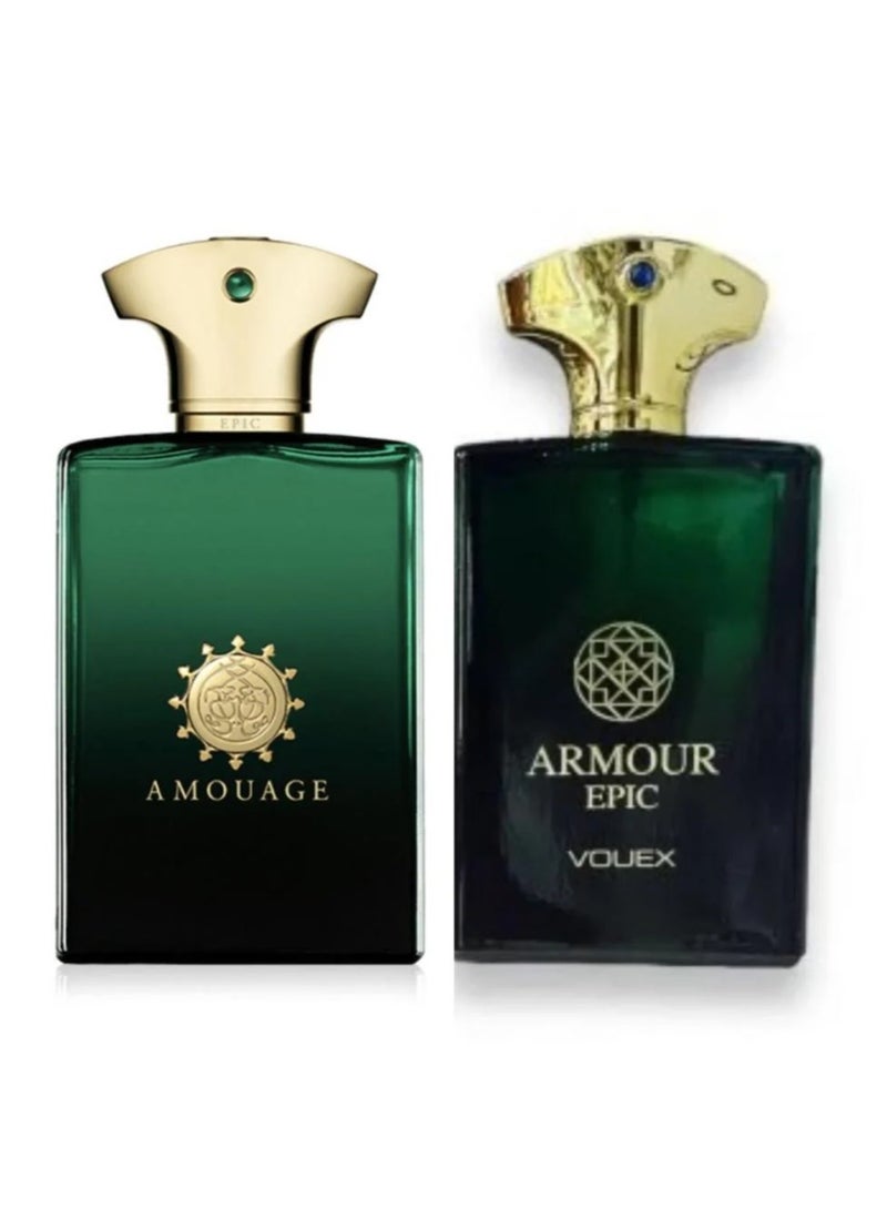 VOUEX ARMOUR EPIC Eau de Parfum for men - 100ML | Long-lasting and Luxurious Fragrance Blend - Image 3