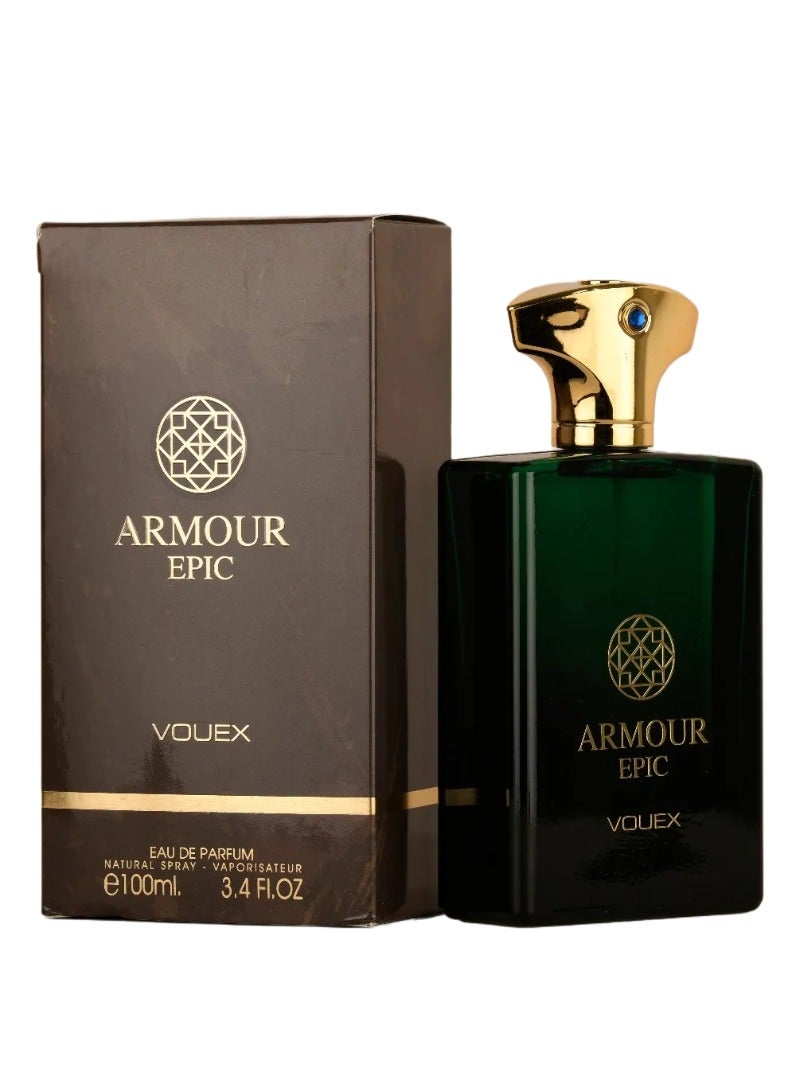 VOUEX ARMOUR EPIC Eau de Parfum for men - 100ML | Long-lasting and Luxurious Fragrance Blend - Image 1