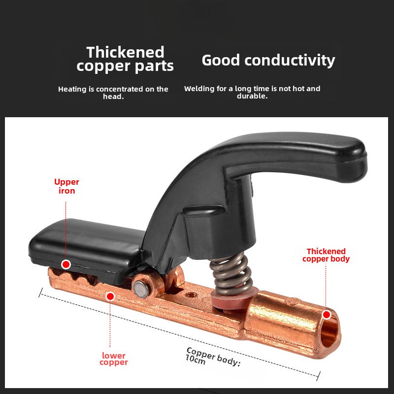 elf Welding Clamp 200A-400A Anti-Scalding Compact Design - Thermal Management Versatile Welding Tool for Detailed Welding Tasks - Image 4