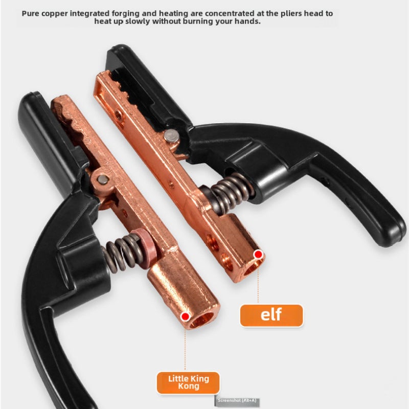 elf Welding Clamp 200A-400A Anti-Scalding Compact Design - Thermal Management Versatile Welding Tool for Detailed Welding Tasks - Image 5