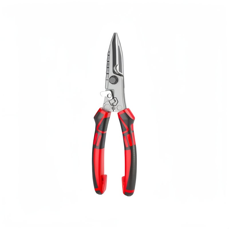 1pc Heavy Duty Industrial Metal Shearing Clamp Non Slip Grip High Hardness Aviation Snips - Image 1