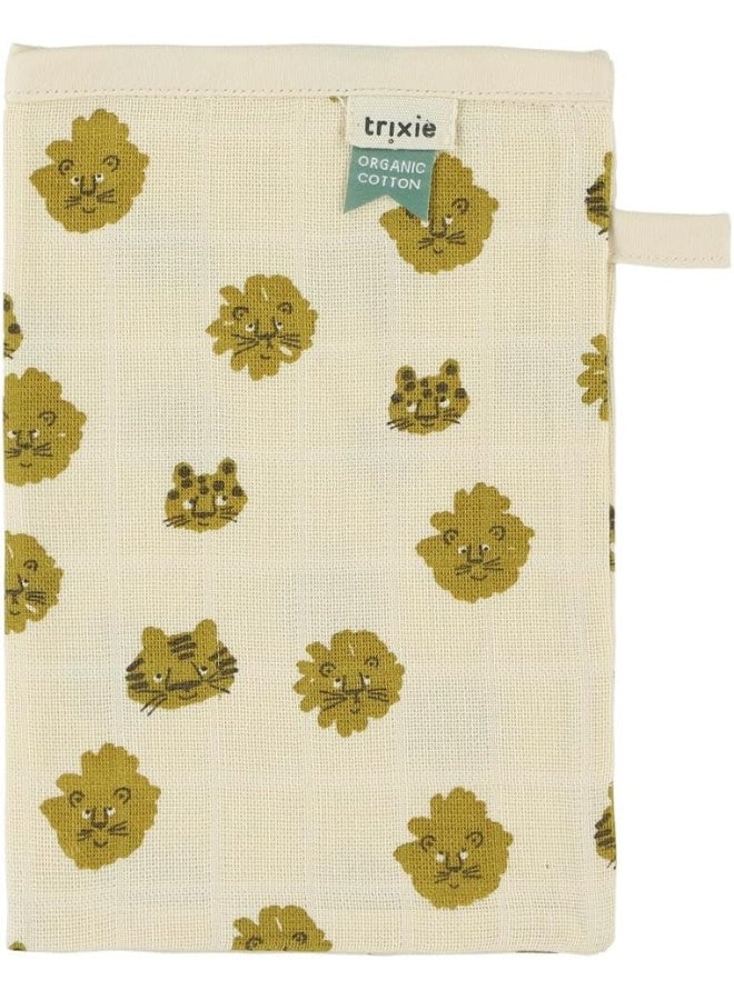 Trixie Happy Leopard Mix - 3 Pack Muslin Wash Cloths - Image 2