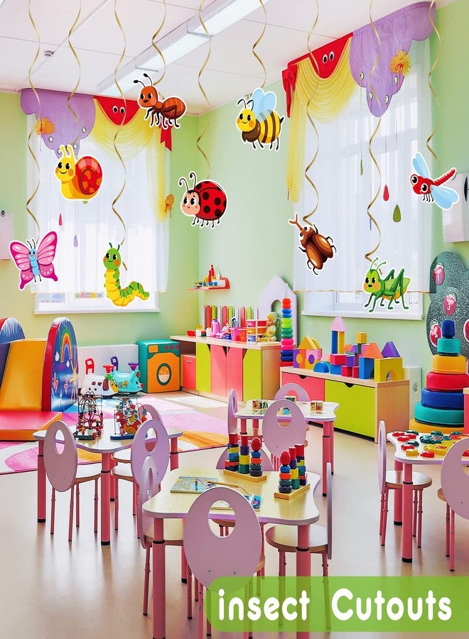 Epakh 63 Pieces Insect Bulletin Board Cutouts Bug Cutouts Bugs Mini Accents Card Insect Theme Spring Decoration for School Party Supplies - Image 5