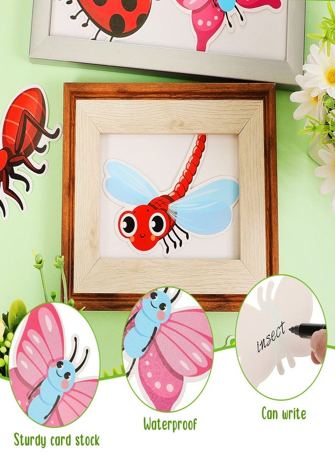 Epakh 63 Pieces Insect Bulletin Board Cutouts Bug Cutouts Bugs Mini Accents Card Insect Theme Spring Decoration for School Party Supplies - Image 3
