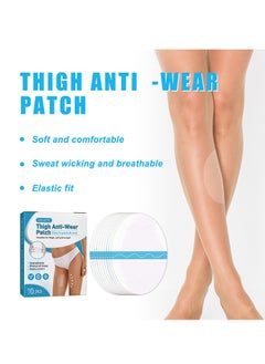 EELHOE 10 Pcs Thigh Inner Anti Chafing Sticker Paste Inner Thigh Anti Wear Patch Self Adhesive Wear Resistant Thigh Patch Disposable Ultra Thin Invisible Thigh Inner Anti Chafing Paste For Thigh Inner  - Image 4