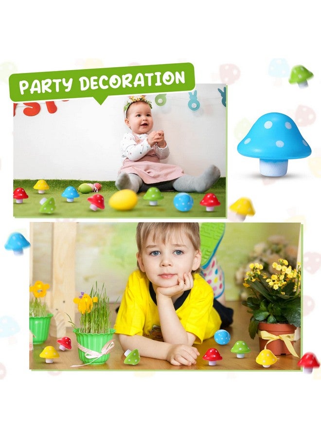 جيريفي كرات التوتر من فطر البولي يوريثان، كرات قابلة للتمدد لتخفيف التوتر، مقاس 1.57 بوصة، ألعاب صغيرة لتخفيف التوتر للبالغين، كرات على شكل فطر، ألعاب تململ للبالغين للاسترخاء والقلق (ألوان زاهية 20 قطعة) - Image 4