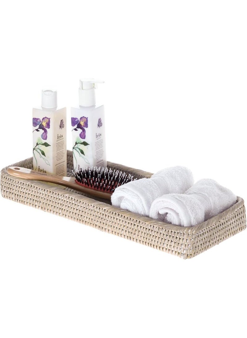Kouboo KOUBOO 1030050 La Jolla Vanity Tray WhiteWash  - Image 2