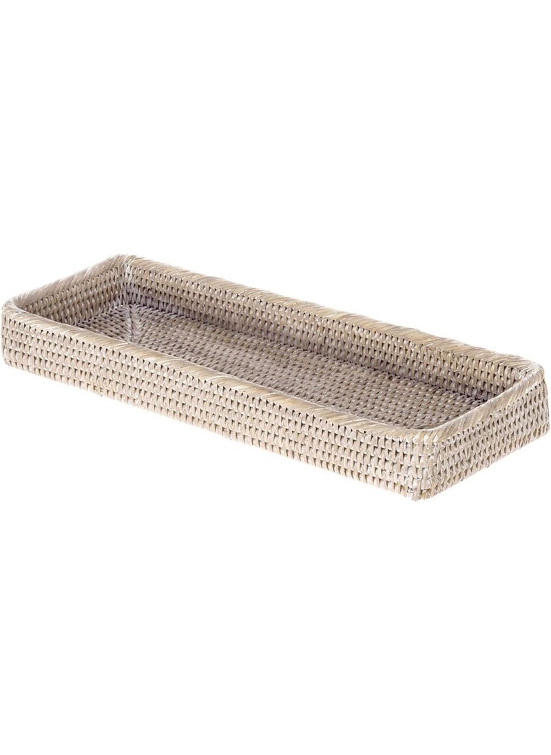 Kouboo KOUBOO 1030050 La Jolla Vanity Tray WhiteWash  - Image 1