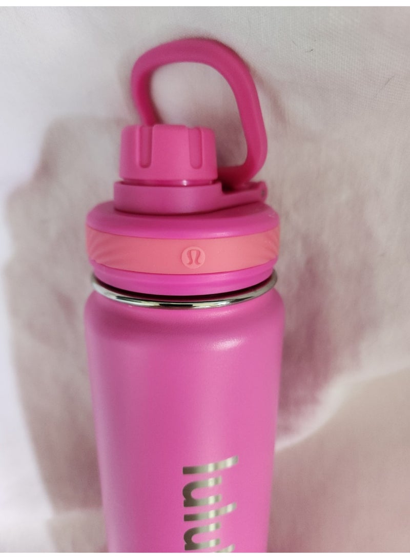 Lululemon Insulated Water Bottle for Hot or Cold, Stainless steel sports vacuum insulated water bottle, suitable for holding water, iced tea, hot tea, etc - Image 3