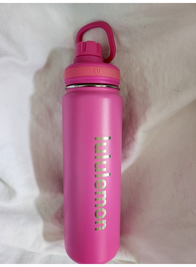 Lululemon Insulated Water Bottle for Hot or Cold, Stainless steel sports vacuum insulated water bottle, suitable for holding water, iced tea, hot tea, etc - Image 1