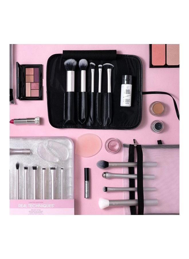 Real Techniques Limited Edition Soft Radiance Makeup Brush Set 7 Pink - Image 2