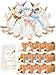 Halloscume 12 Set One Silly Goose Shower Party Supplies Swan Animal Plush and Mini Morandi Birthday Party Hats with Satin Ribbon Bow for Adopt a Goose Birthday Gift - Image 2