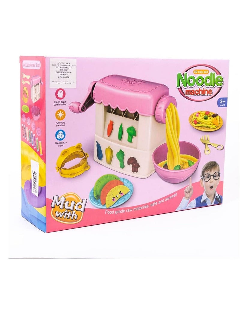 Pink Noodle Machine For Clay Forming
