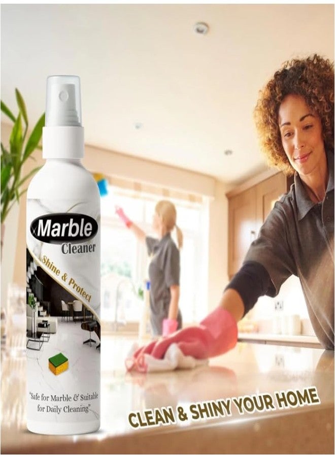 SYLVERA Marble Floor Cleaner Liquid Granite & Natural Stone Cleaner Polish Crystal Shine Floor Cleaner for Marble Tiles Stone Surfaces (Pack of 3) - Image 4