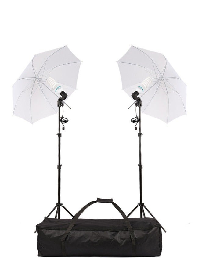 والالا طقم إضاءة استوديو تصوير فوتوغرافي وفيديو وصور شخصية ومظلة تصوير ومجموعة إضاءة مستمرة مع حقيبة حمل - Image 1