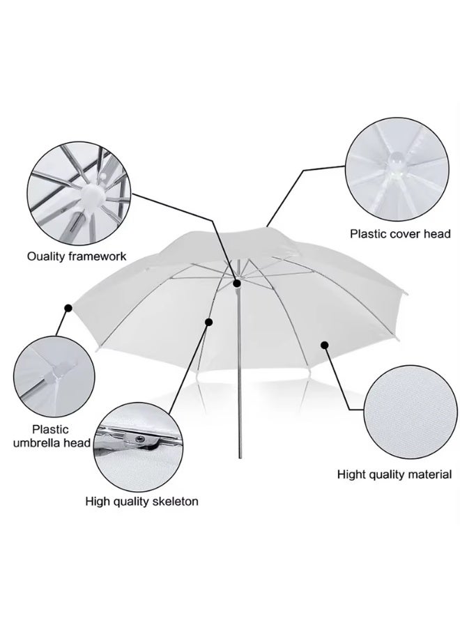 والالا طقم إضاءة استوديو تصوير فوتوغرافي وفيديو وصور شخصية ومظلة تصوير ومجموعة إضاءة مستمرة مع حقيبة حمل - Image 5