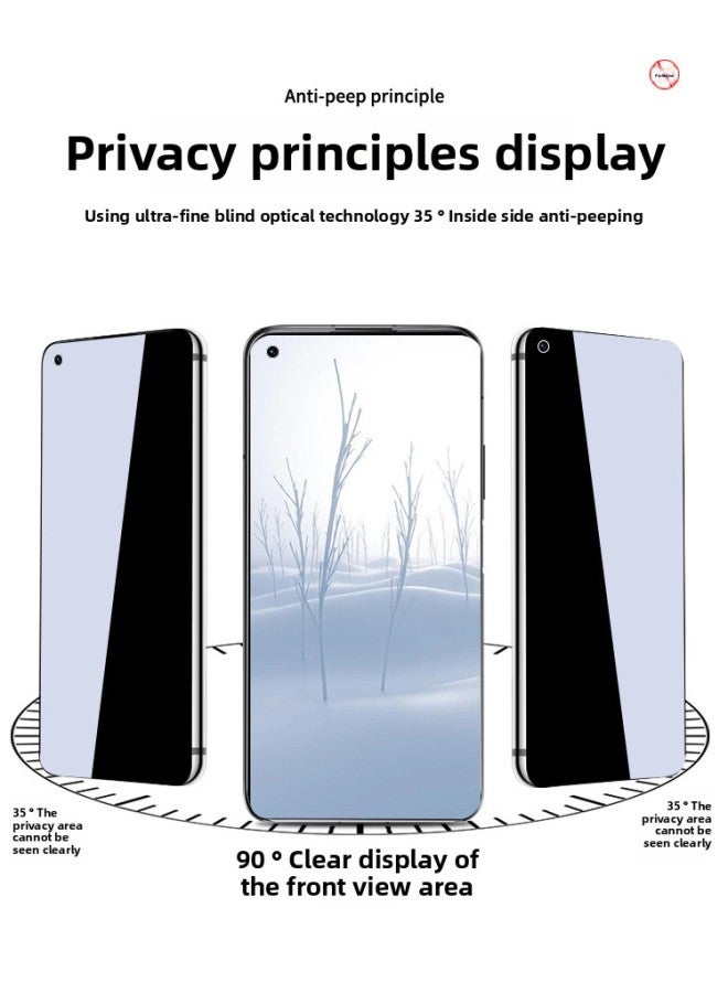 For Oppok10 Anti-Peep Film K11/K9/K10Pro Full Screen K11x/K10x/K9S Tempered Film K9/K9x-Colour:Diamond Tempered Film [protect Privacy]★Upgraded Privacy Protection】2 Pieces★Give Gifts-Size:OPPO K11