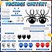 Kasyat 2 Sets Spider Party Balloon Column Stand Kit with 2 Spider and 100 Red Blue Black Latex Balloons Adjustable Arch Stands for Birthday Baby Shower Hero Theme Party Decorations - Image 4