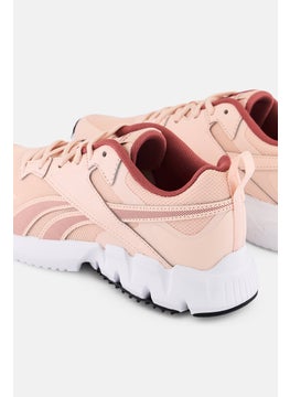 Reebok Women Ztaur Run 2 Lace Up Running Shoes, Peach  - Image 3