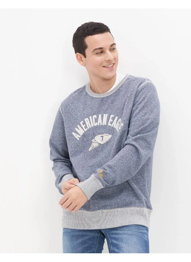 American Eagle AE Crew Neck Graphic Sweatshirt