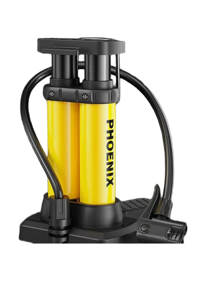 Phoenix Pedal Air Pump Bicycle, Portable Electric Scooter, Home-Use New High-Pressure Inflator, Motorcycle - Image 3