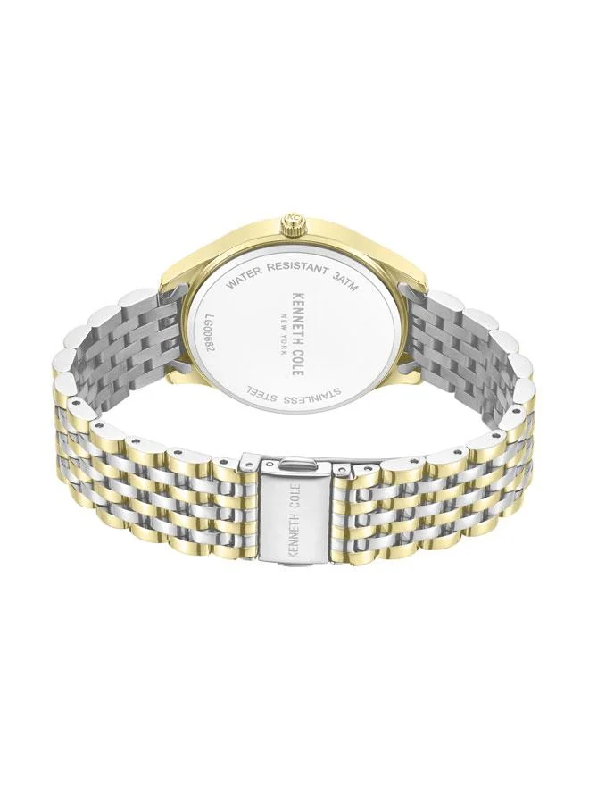 Kenneth Cole New York Chelsea Women's 36mm Quartz Watch with Green Dial & Two-tone Stainless Steel Bracelet