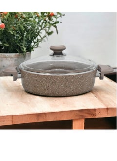 OMS OMS 9 PCS GRANITE CASSEROLE SET- 3002 BROWN- MADE IN TURKEY  - Image 3