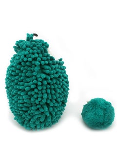 Les Deglingos Piktou the Hedgehog Plush Toy - Green Haute Couture Hedgehog Soft Toy with Hidden Baby, Eco-Friendly, Machine Washable  - Image 3
