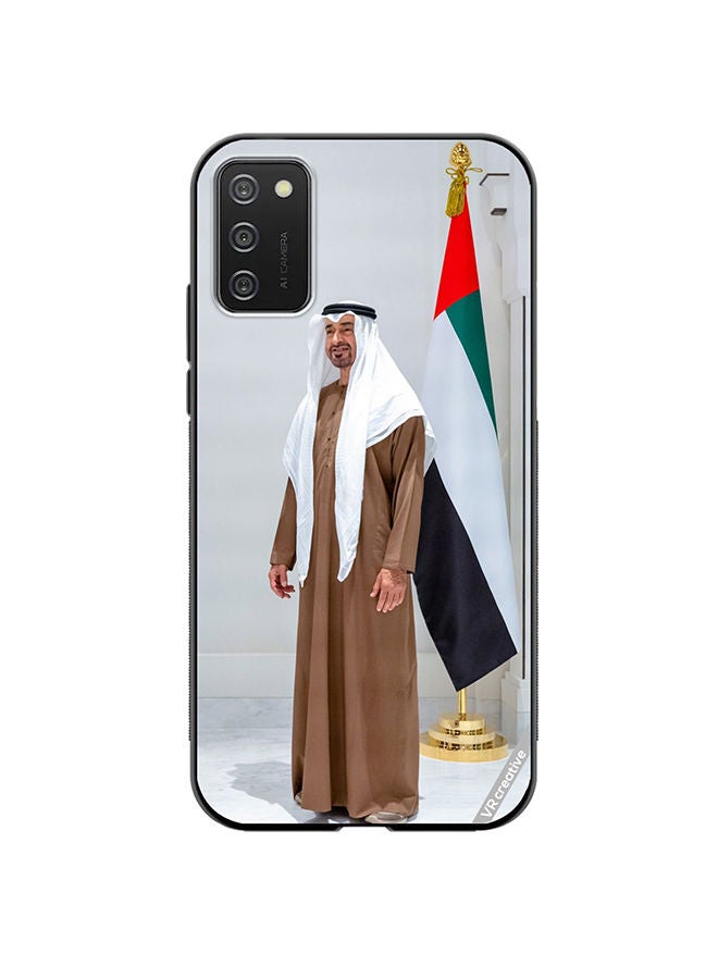 VR CREATIVE Protective Case Cover For Samsung Galaxy A02s Sheikh Mohamed Bin Zayed Al Nahyan Design Multicolour - Image 1