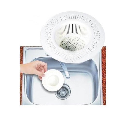 Rinkle Trendz Sink Strainer Kitchen Drain Basin Basket Filter Drainer Sink Jali Plastic -Set of 2 - Image 3