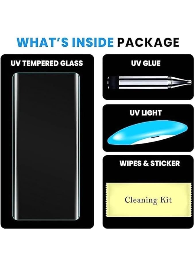 Screen Protector For Motorola Moto Edge G85 , UV Glass 3D Curved Tempered Glass Screen Protector Anti Scratch 9H hardness - Image 3