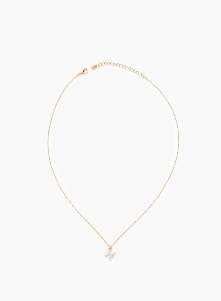 FOREVER 21 Rhinestone Zodiac Charm Necklace  - Image 3