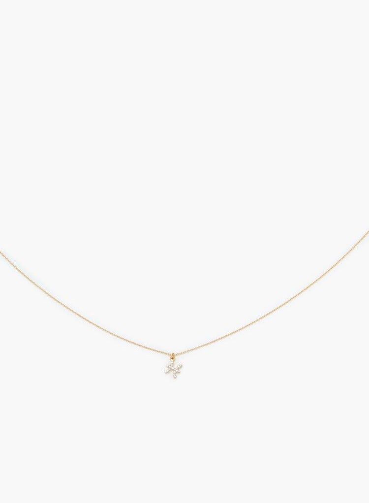 FOREVER 21 Rhinestone Zodiac Charm Necklace  - Image 4