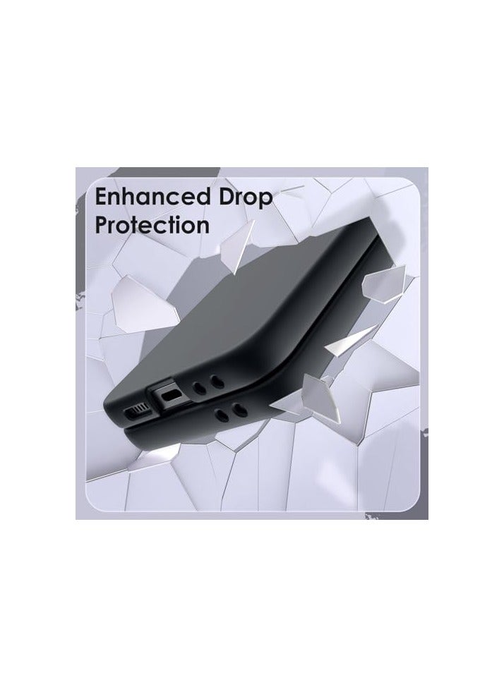 JETech Case for Samsung Galaxy Z Flip 6 2024 with Ring, Hard PC Slim Shockproof Anti-Scratch Protective Phone Cover (Black) - Image 4