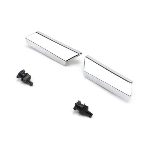 RONTCOS 2Pcs Headlight Washer Nozzle Cover Chrome & Clip For 2006-2011 LEXUS GS300 GS350 GS430 GS450h GS460 Right+Left 85207-30031 85208-30031 - Image 1