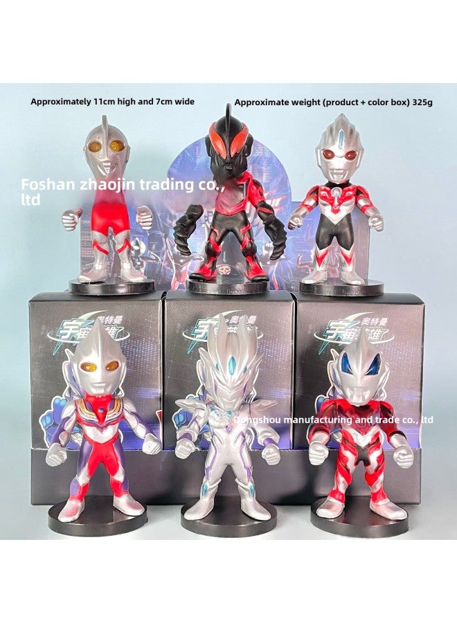Free Shipping Ultraman Figure Blind Box Ultraman Tiga Infinite Zero Belial Geed Orb Dainajed 