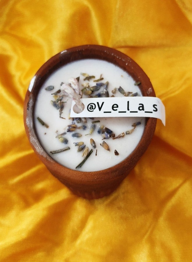 Velas شموع فلاس المصنوعة يدوياً من شمع الصويا المعطر | مثالية لتزيين المنزل والإضاءة والهدايا (فستان فلاس) - Image 4