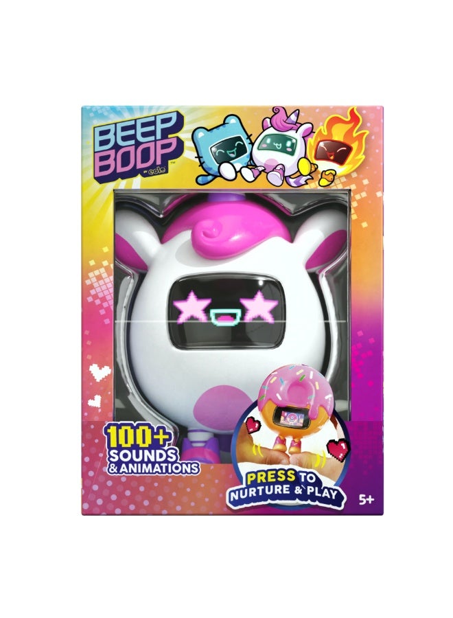 EOLO تمثال حيوان أليف تفاعلي بيب بوب - كيرين | العب 4 ألعاب صغيرة | شخصية رقمية بحجم الجيب مع أكثر من 100 صوت ورسوم متحركة | حيوان أليف إلكتروني قابل للجمع | خذه في كل مكان مع مشبك مفتاح | لعب تخيلي ومهارات رعاية مثالية للأطفال - Image 1